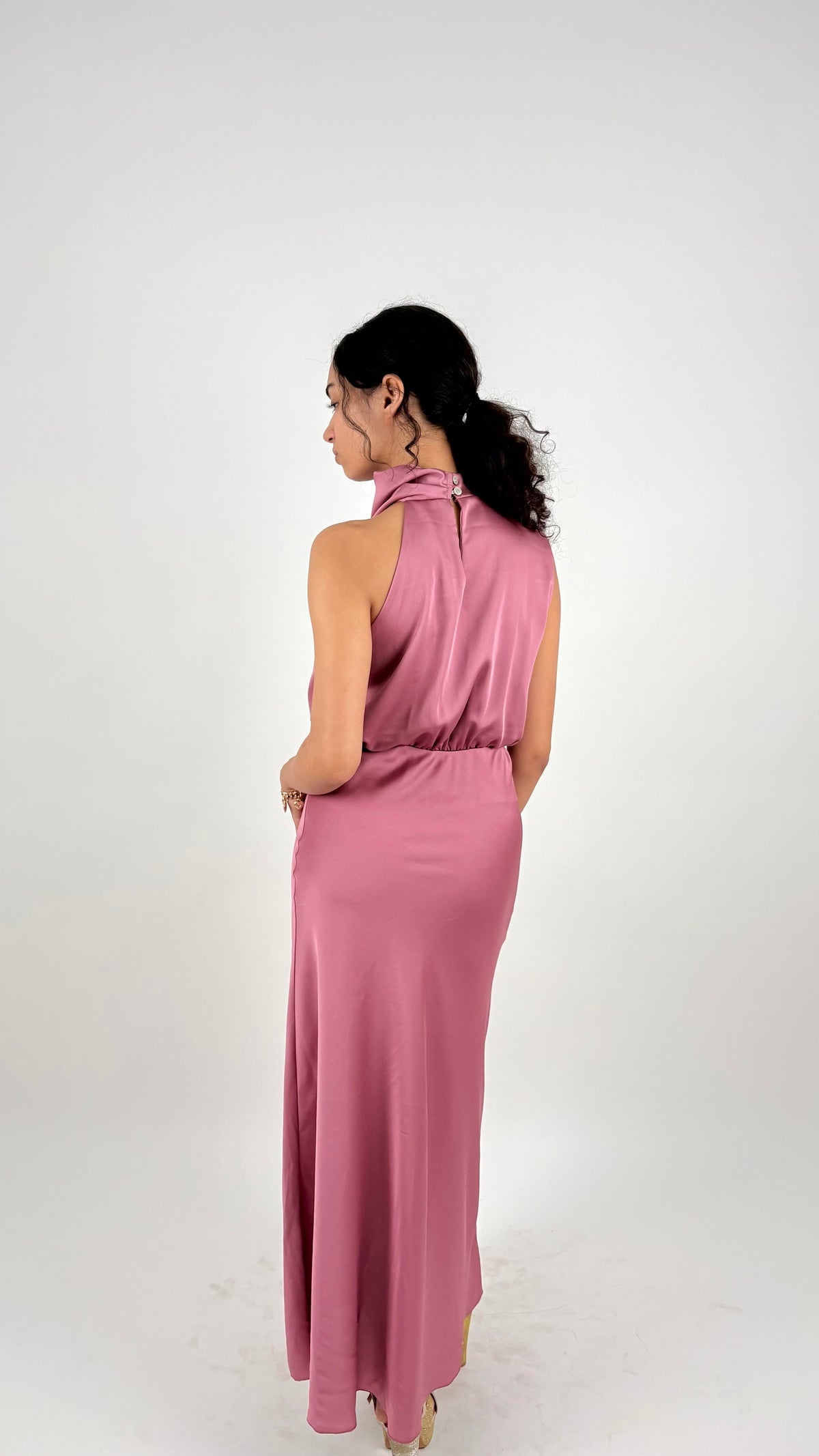 Vestido Celina Rosa Empolvado