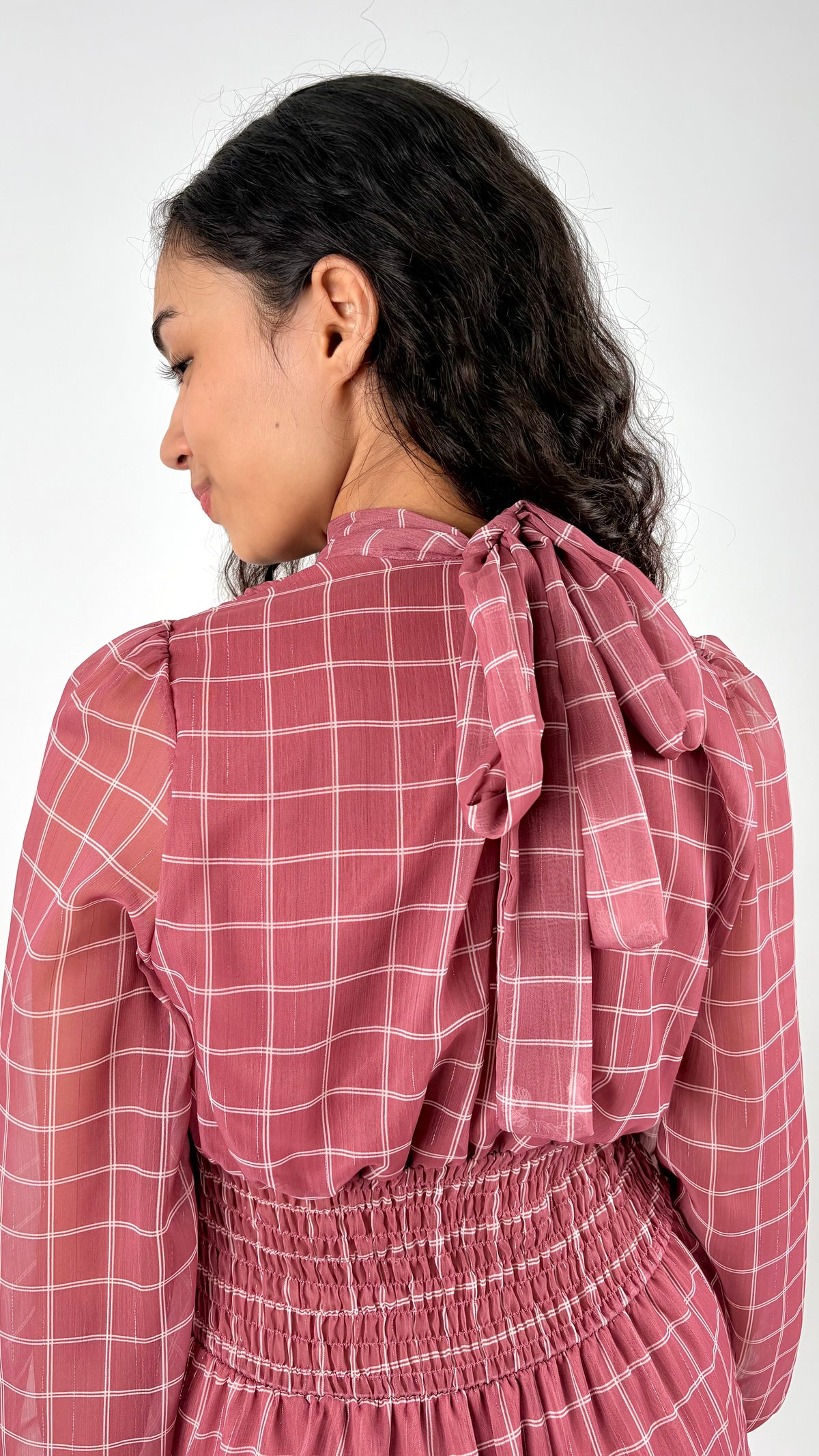 Vestido Viretta Rosa Empolvado