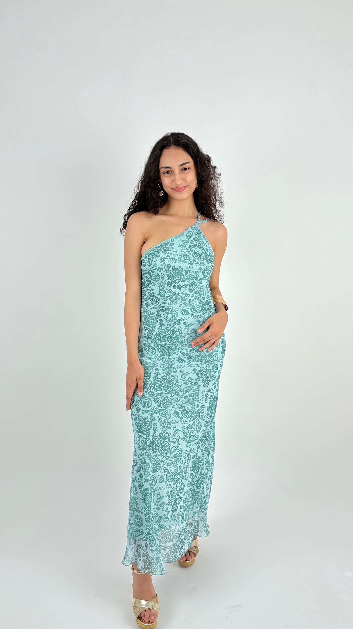 Vestido Ivy Azul Turquesa