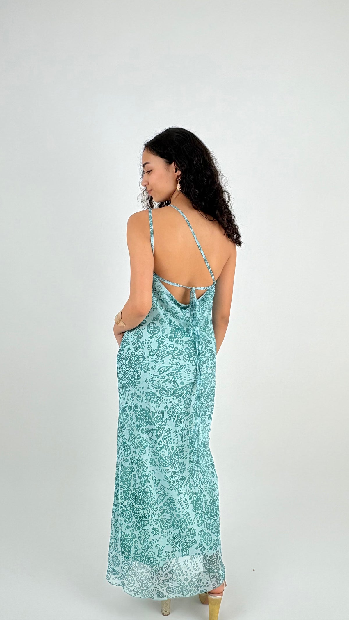 Vestido Ivy Azul Turquesa