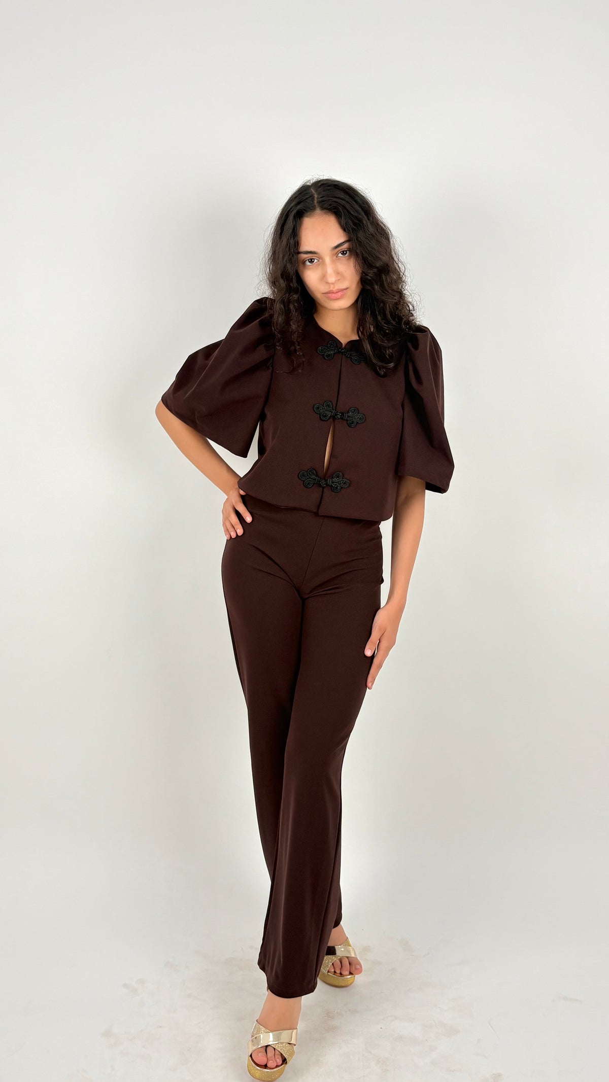 Conjunto Elvire Marrón