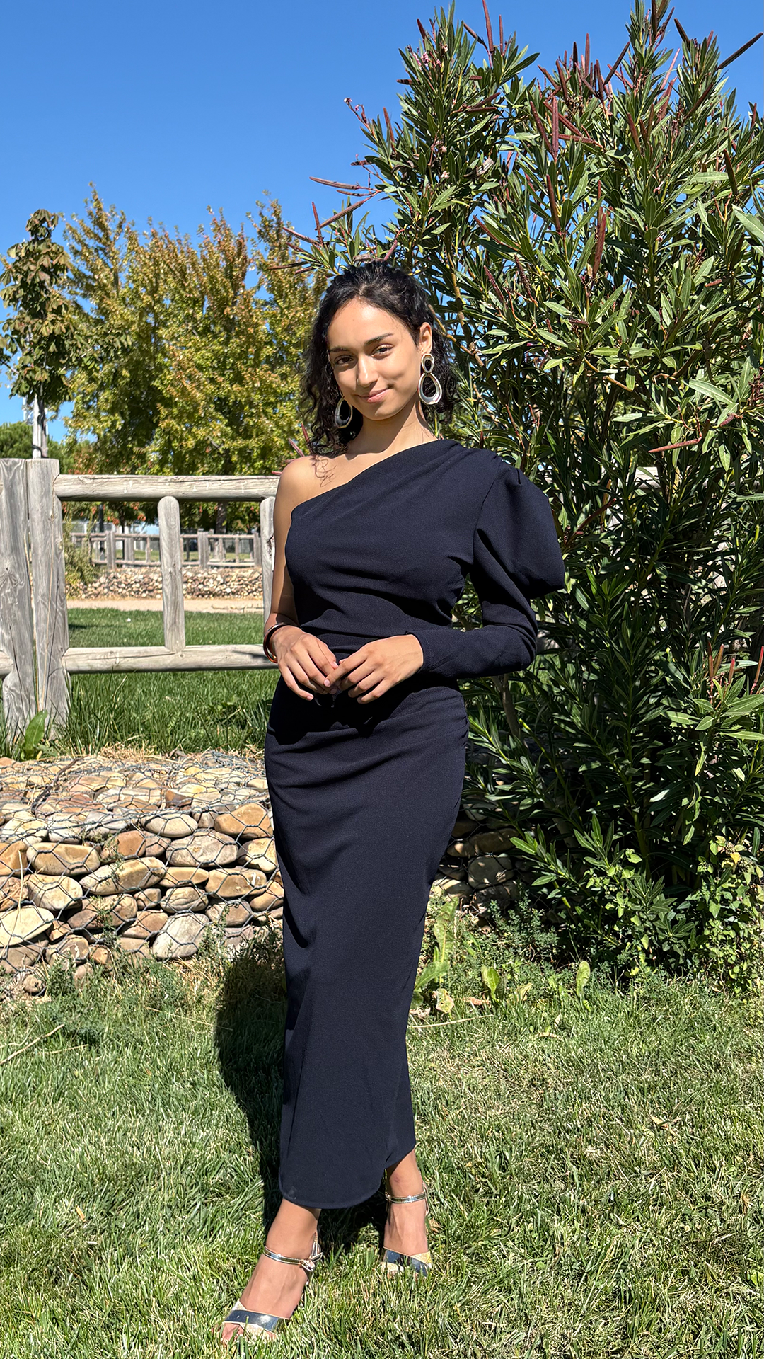 Vestido Belfor Azul Marino