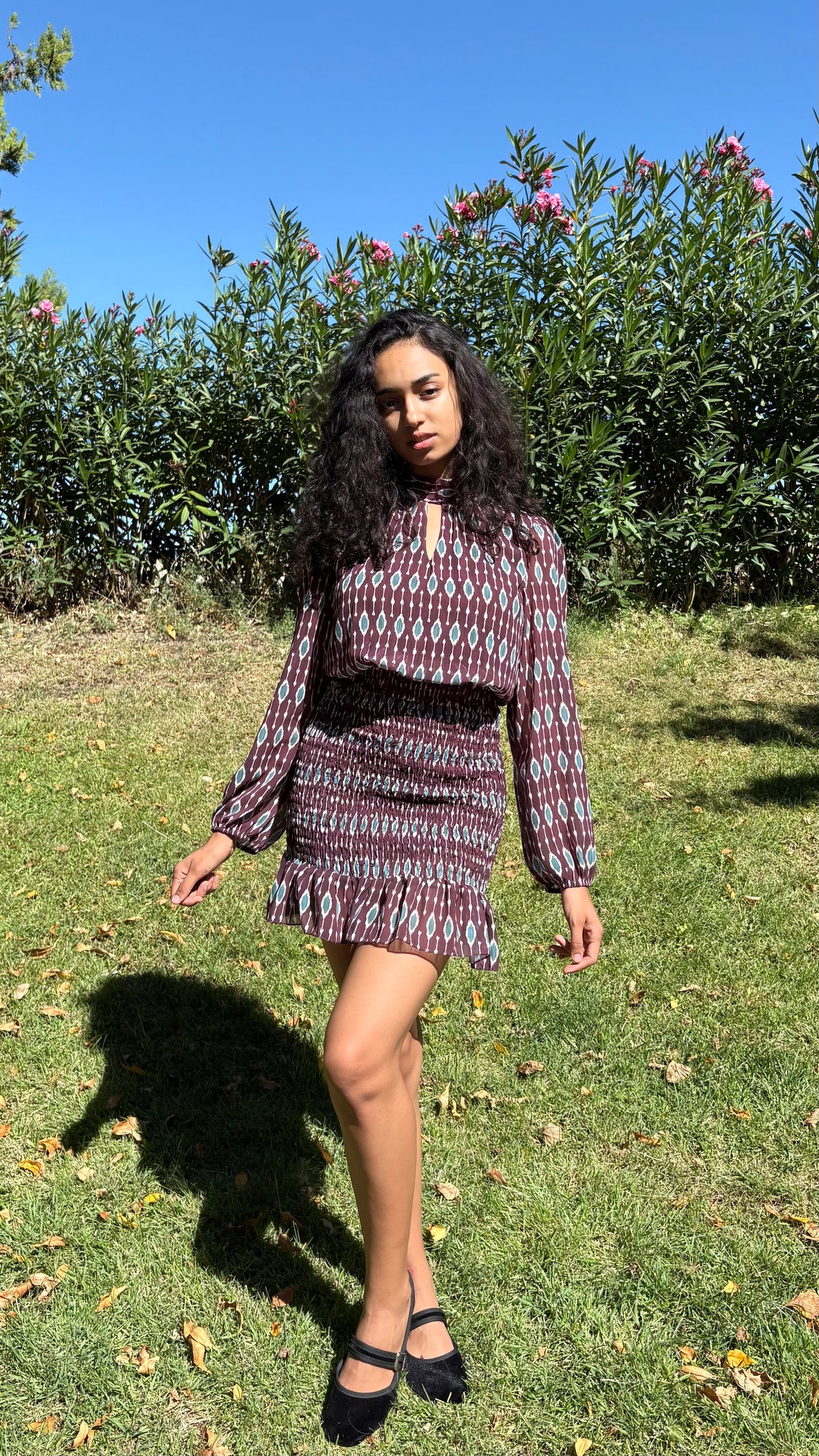 Vestido Fioré Burdeos