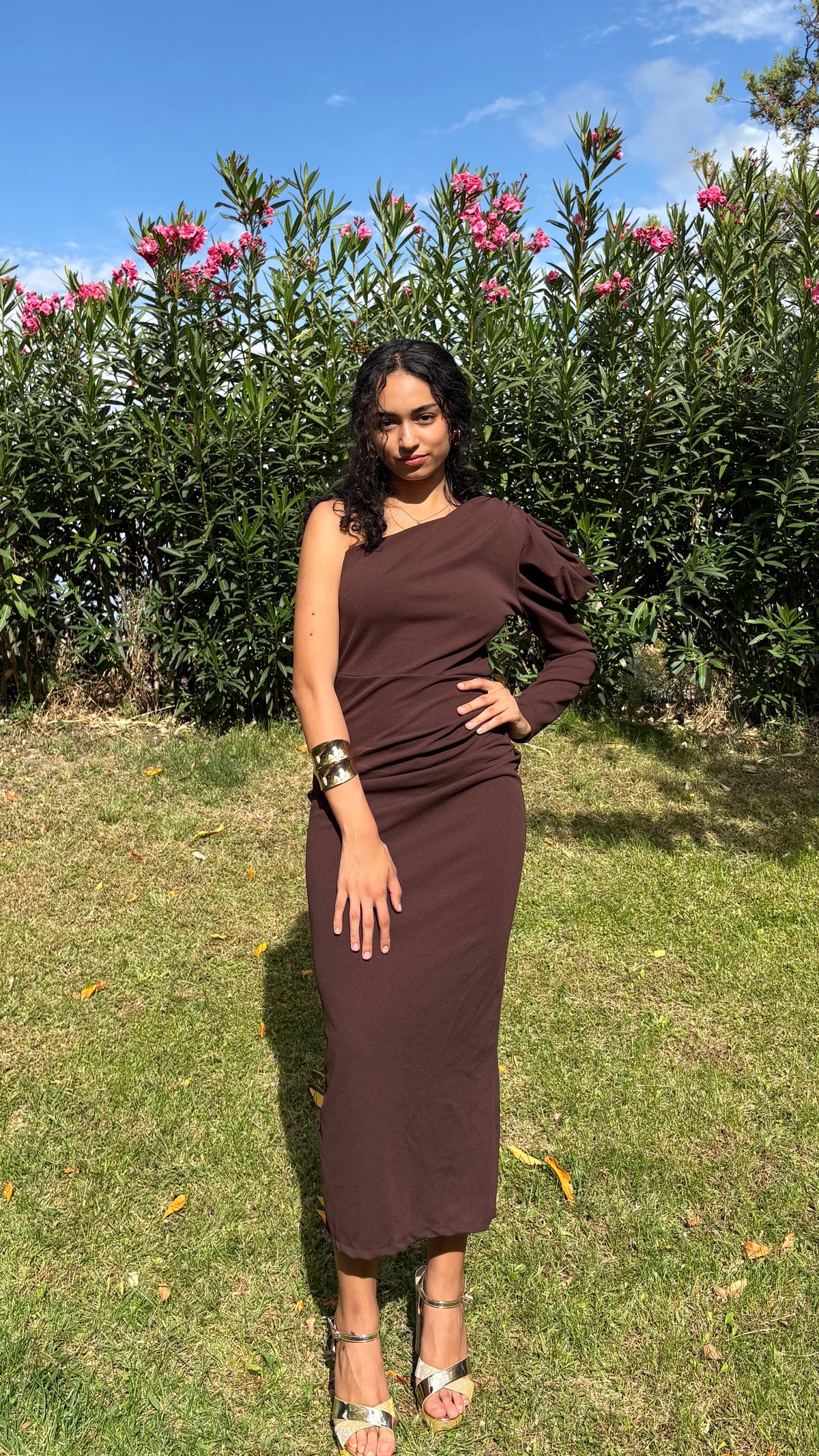 Vestido Belfor Marrón