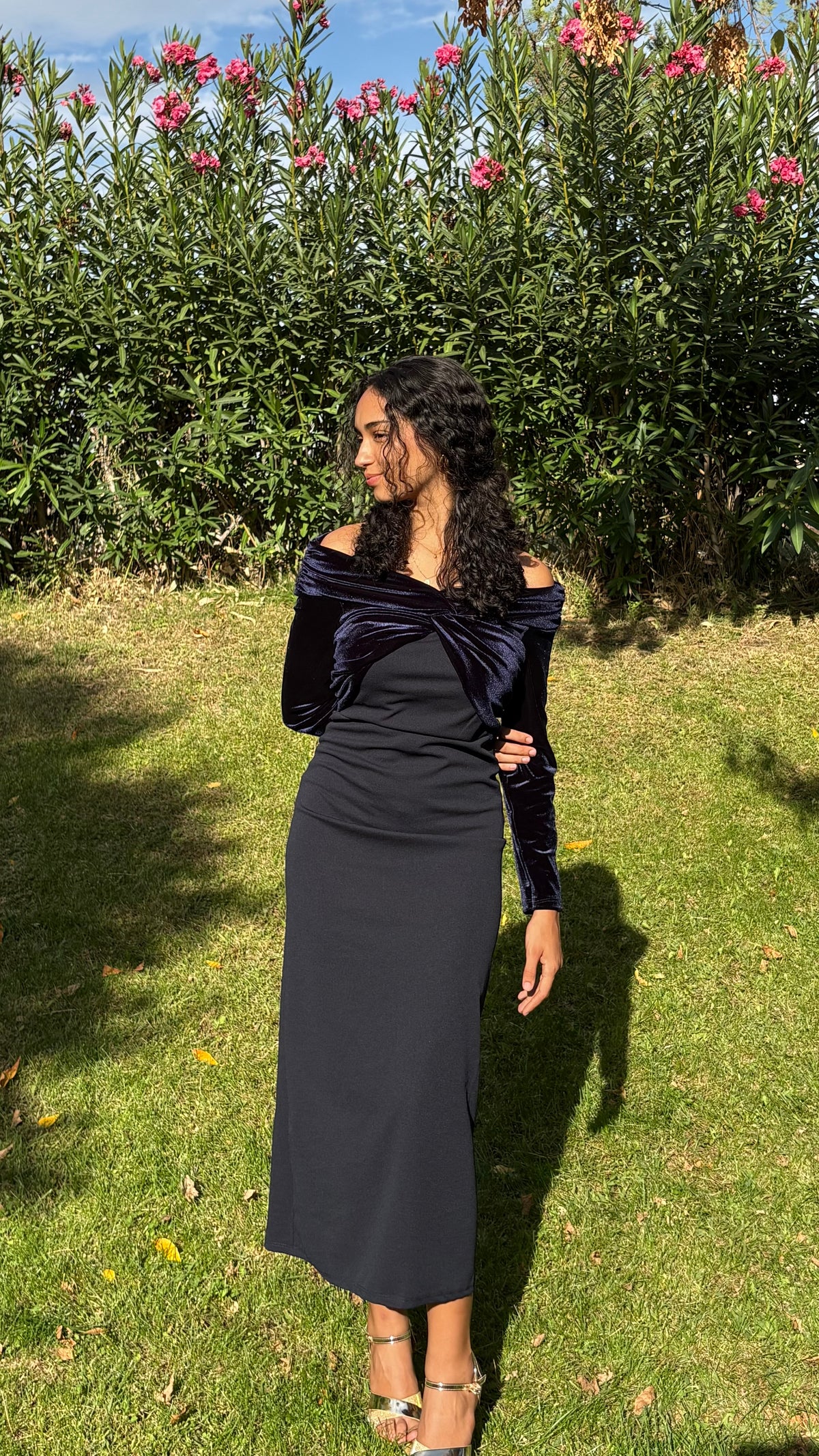 Vestido Noira Azul Marino