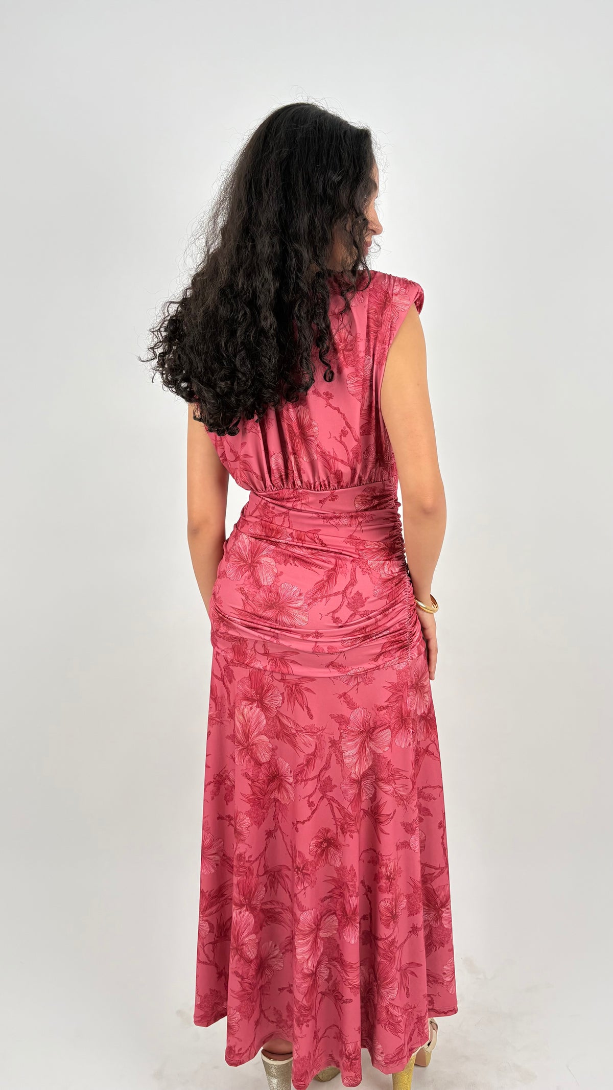 Vestido Bellune Rosa Coral