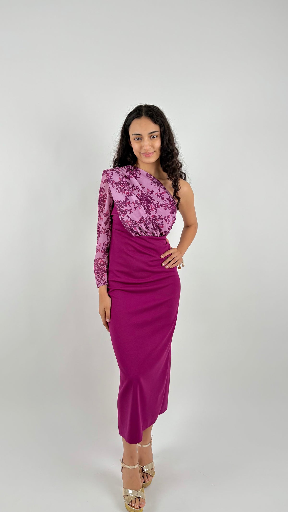 Vestido Avenza Buganvilla