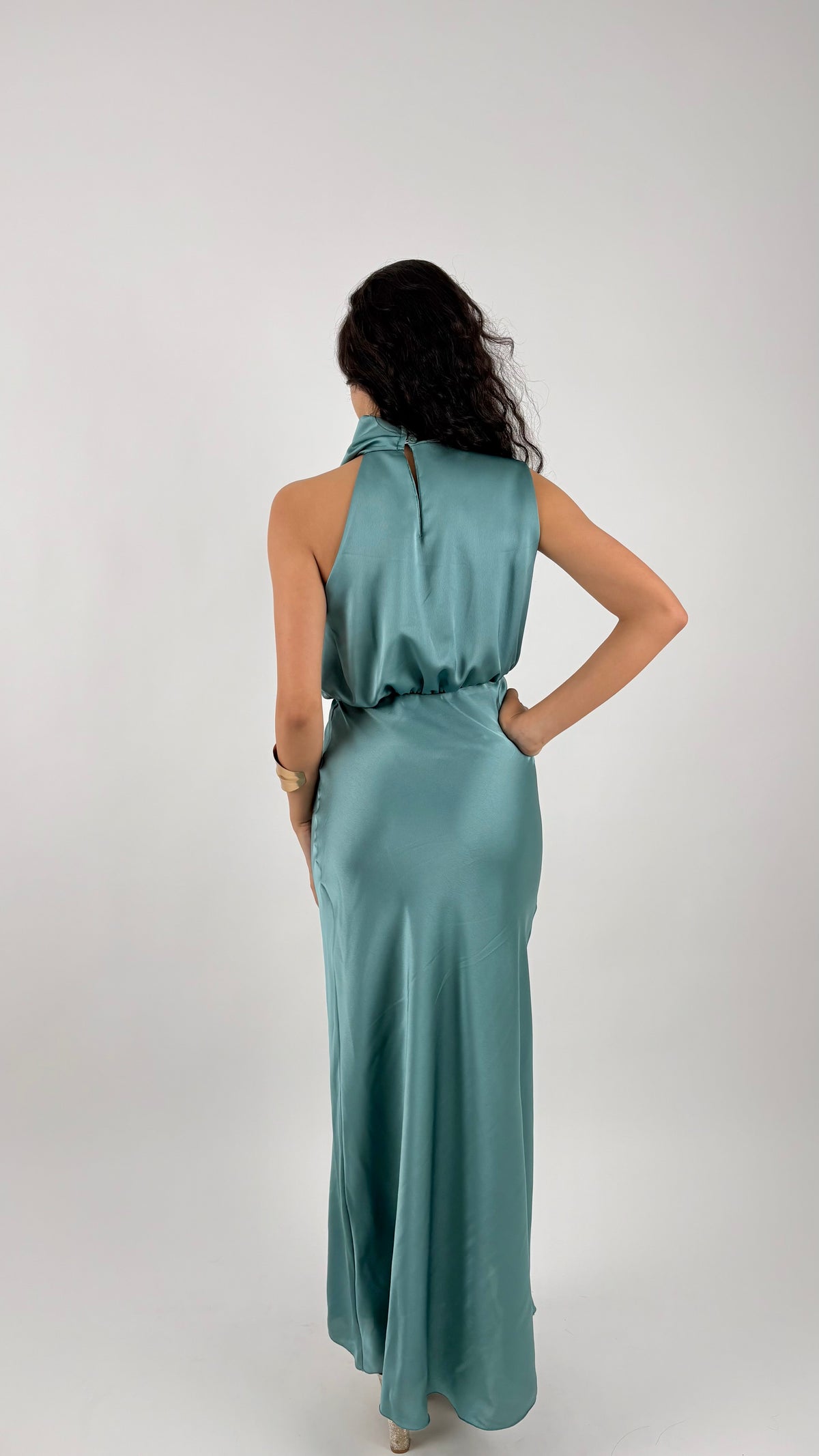 Vestido Celina Azul Turquesa