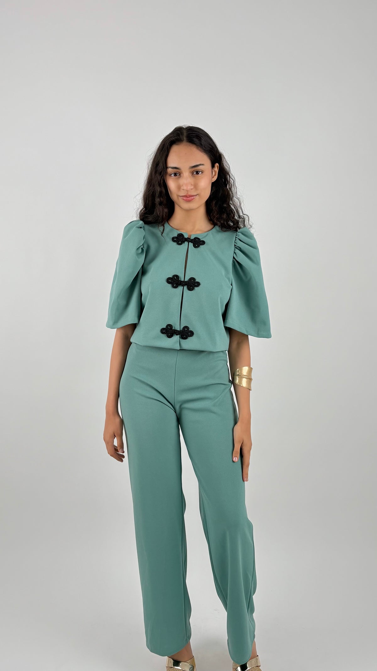 Conjunto Elvire Azul Turquesa