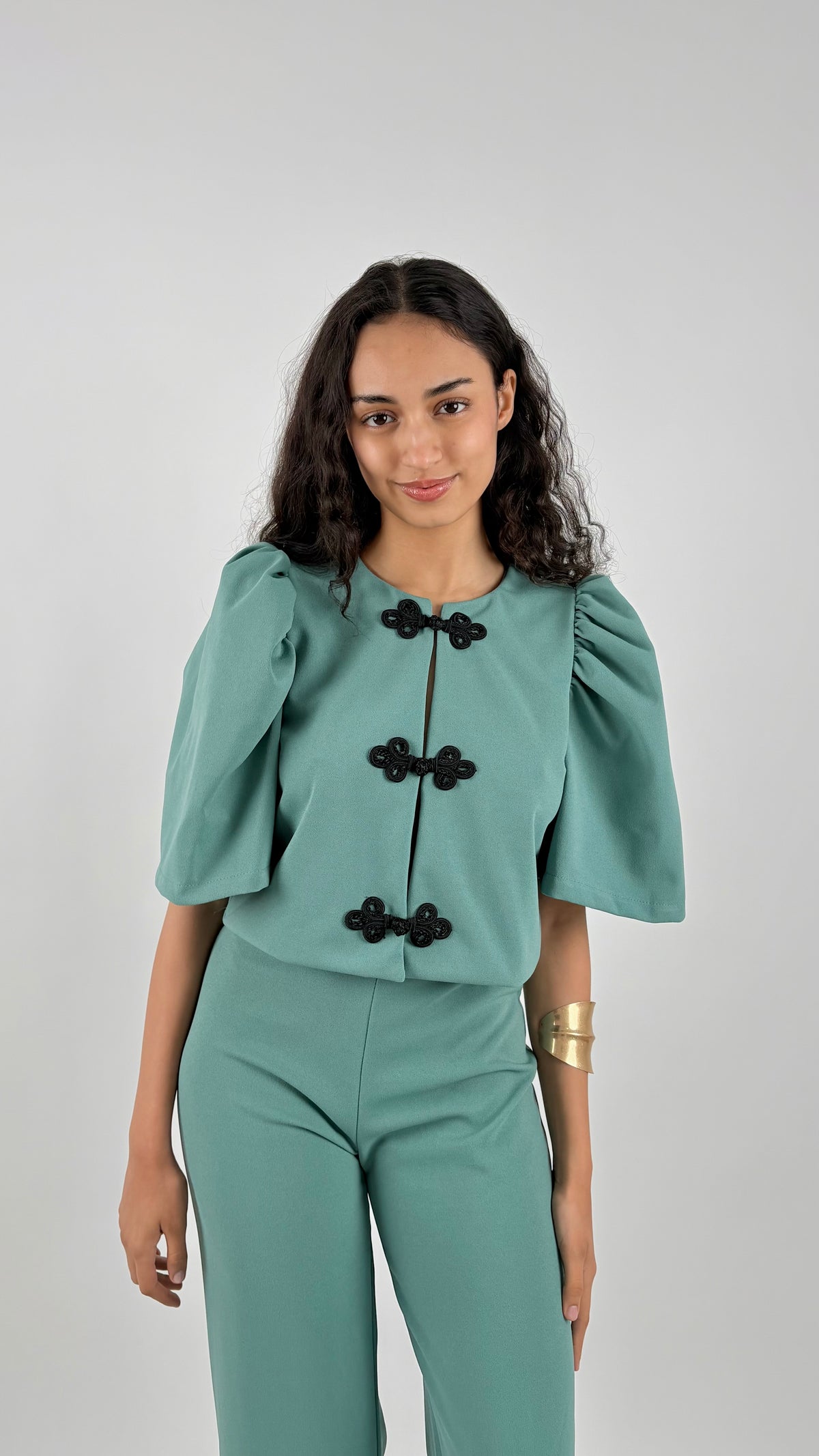 Conjunto Elvire Azul Turquesa