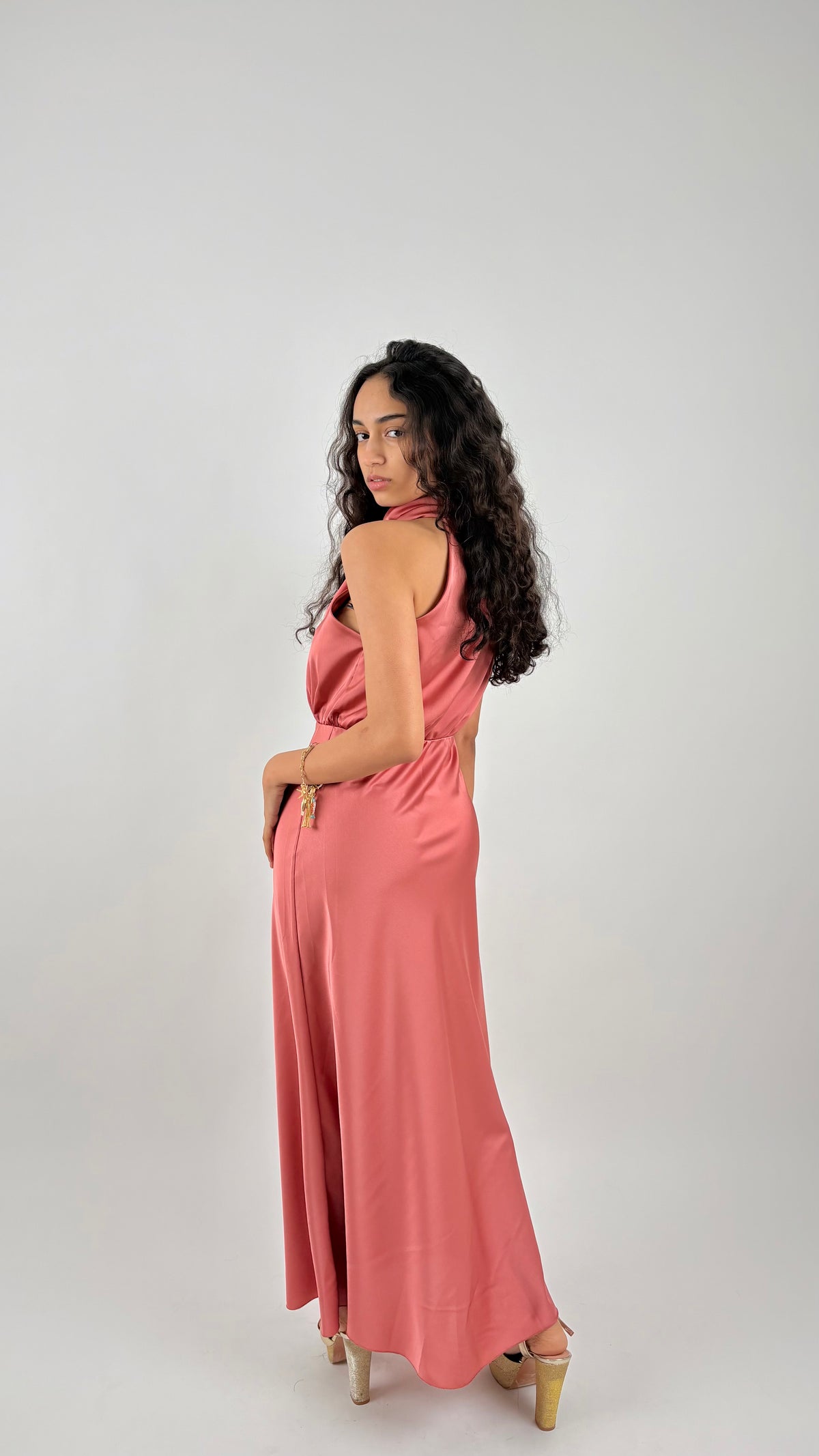 Vestido Celina Rosa Salmón
