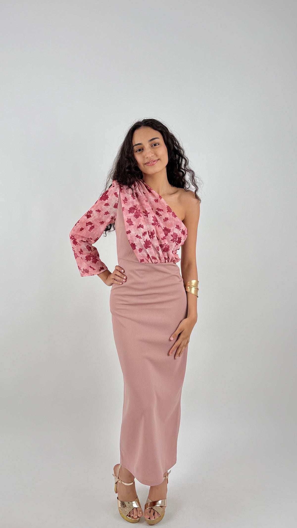 Vestido Avenza Rosa